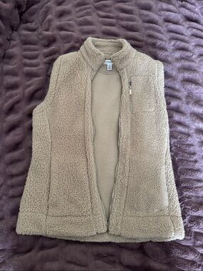 Calvin Klein Beige Sherpa Zip Jacket